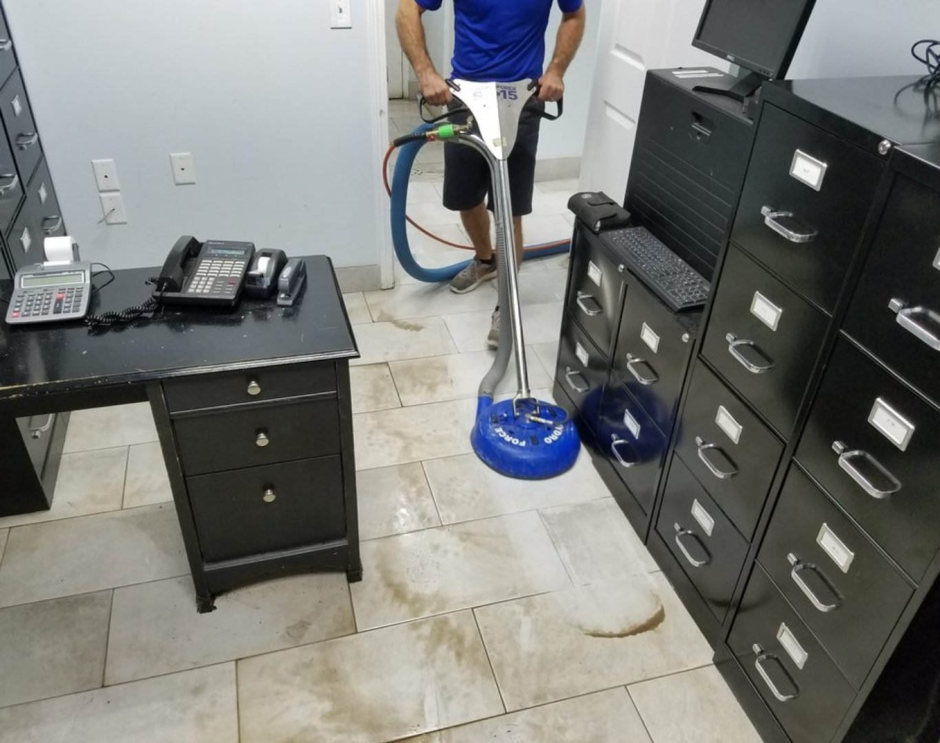 CSI Cleaning Services team performing commercial cleaning in Maui, HI near me